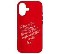Custodia per iPhone 17 Oscar Wilde Quote To Live Is The Rarest Thing In The World
