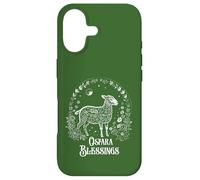 Custodia per iPhone 17 Ostara Blessings Pagan Spring Lamb Floral Moon Ostara