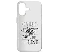 Custodia per iPhone 17 Owl Be Fine Meme | Divertente gufo di Street Art Graffiti