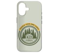 Custodia per iPhone 17 Paddle Your Own Canoa Retro Cabin Outdoor