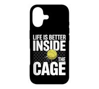 Custodia per iPhone 17 Padel Doppio Life Is Better Inside The Cage Padel