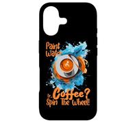 Custodia per iPhone 17 PAINT WATER OR COFFEE SPIN THE WHEEL