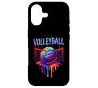 Custodia per iPhone 17 Pallavolo Drip Game Giorno Giocatore di Sport Donne Ragazze Adolescenti