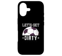 Custodia per iPhone 17 Pallone da calcio Taining Sport Let's get Dirty
