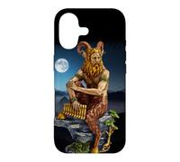 Custodia per iPhone 17 Pan Dio del Selvaggio Al Chiaro Di Luna