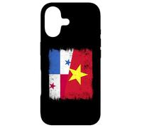 Custodia per iPhone 17 Panama Vietnam Half Flag Panamense Vietnamita Storia