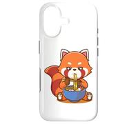 Custodia per iPhone 17 Panda Rosso Mangiare Ramen Zoo Zoo Zookeeper Zooookeeper