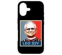 Custodia per iPhone 17 Papa Leo XIV Retro pop art ritratto