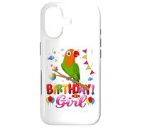 Custodia per iPhone 17 Parrot Birthday Princess Girl È il mio compleanno Parrot Girl