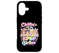 Custodia per iPhone 17 Pasqua Kpop Musica Chillin Con Il Mio K-pop Ragazze Donne Ragazze