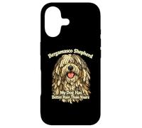 Custodia per iPhone 17 Pastore Bergamasco Il mio cane ha capelli migliori divertente