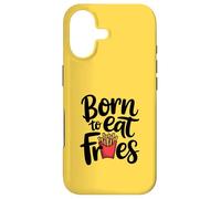 Custodia per iPhone 17 Patatine fritte Born To Eat Fries Fry Lover Funny French Fry