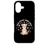 Custodia per iPhone 17 Paw-sitive Vibes Only Animal Lover Dog Citazione