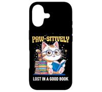 Custodia per iPhone 17 Paw-sitively Lost in a Good Book Cute Reading Cat