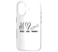 Custodia per iPhone 17 Peace Love Trumpet Proud Uomo Donna Trumpeter