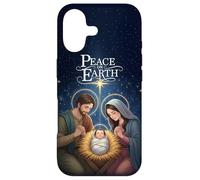 Custodia per iPhone 17 Peace on Earth Elegant Nativity Christmas Art