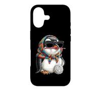 Custodia per iPhone 17 Penguin Granny Square Crochet Yarn Crochet Lover Cute