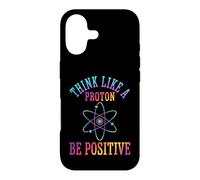 Custodia per iPhone 17 Pensa come un protone Sii positivo Scienza Chimica Giochi di parole