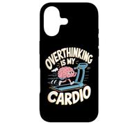 Custodia per iPhone 17 Pensare troppo è il mio cardio
