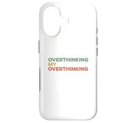 Custodia per iPhone 17 Pensare troppo Il mio pensiero eccessivo Divertente Overthinker Ansioso Preoccupazione