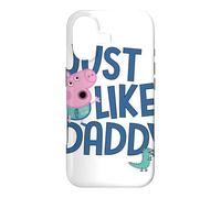 Custodia per iPhone 17 Peppa Pig Just Like Daddy Festa del papà