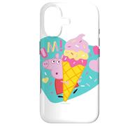Custodia per iPhone 17 Peppa Pig Yum Ice Cream
