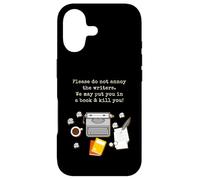 Custodia per iPhone 17 Per favore, non infastidire lo scrittore Romanziere Autore Macchina da scrivere