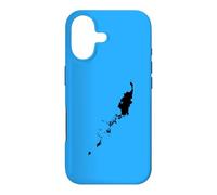 Custodia per iPhone 17 Per orgogliosi ex-pats, vacanzieri e marinai | Palau Mappa