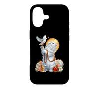 Custodia per iPhone 17 Persian Cat Coquette Cristiano Cuore Crocifisso Colomba