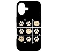 Custodia per iPhone 17 Persian Cat Paws Grid Game