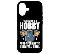 Custodia per iPhone 17 Pesca Sopravvivenza Umorismo Pescatore Prepper Pescatore