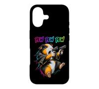 Custodia per iPhone 17 Pew Pew Pew Divertente cavia Laser Blaster Cavy Animal Humor