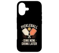 Custodia per iPhone 17 Pickleball Dink Now Bevi Più tardi Divertente