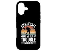 Custodia per iPhone 17 Pickleball mi tiene fuori dai guai per lo più
