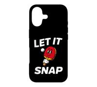 Custodia per iPhone 17 Ping Pong Table Tennis Let It Snap Retro Paddle