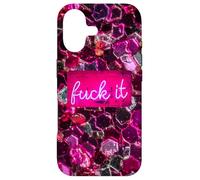 Custodia per iPhone 17 Pink Bold Citazione Attitude Graphic