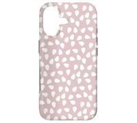 Custodia per iPhone 17 Pink White Teardrop Leaf-like Petal Seedpod Nature Pattern