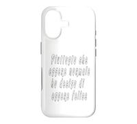 Custodia per iPhone 17 Piuttosto che essere normale ho deciso di essere felice.