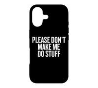 Custodia per iPhone 17 Please Don’t Make Me Do Stuff Lazy Teen Sarcasm Funny