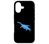 Custodia per iPhone 17 Plesiosauro dinosauro subacqueo blu rettile marino