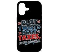 Custodia per iPhone 17 PLOT TWISTS BEAT TAXES, EVERY CHAPTER