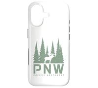 Custodia per iPhone 17 PNW Pacific Northwest Alce Nature Lover Verde