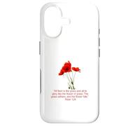 Custodia per iPhone 17 Poiché tutta la carne è come erba Pietro 1:24-25