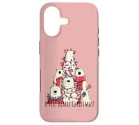 Custodia per iPhone 17 Polar Bears Loves Xmas A Very Bearry Christmas Bear Tree