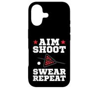 Custodia per iPhone 17 Pool Playing Aim Shoot Swear Repeat Pool Playing Billiards