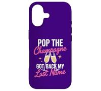 Custodia per iPhone 17 Pop The Champagne ha ripreso il mio cognome Divorzio Celebrazione