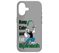 Custodia per iPhone 17 Popeye The Sailor Man Keep Calm & Eat Spinaci Retro Fumetto