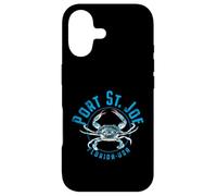 Custodia per iPhone 17 Port St. Joe Florida Forgotten Coast Designs, Blue Crab