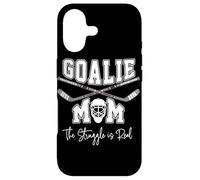 Custodia per iPhone 17 Portiere Hockey Mom The Struggle is Real for Keeper Mothers