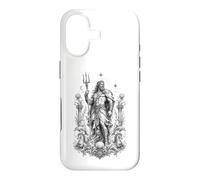 Custodia per iPhone 17 Poseidone Sea Dio Onde Oceano Mitologia Greca Opera d'arte